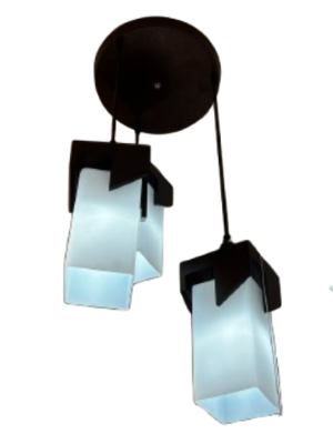 Lampara Triple Vintage Tipo Farol