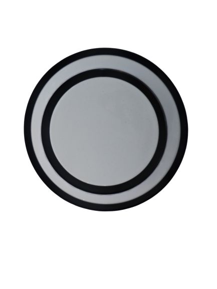Plafon de Techo Diseño Geometricos Circulos en Negro