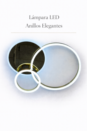 Lámpara Colgante LED - Anillos Elegantes