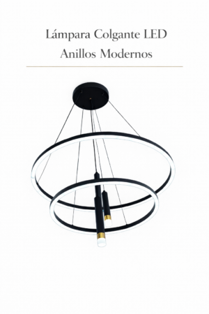 Lámpara Colgante LED - Anillos Modernos