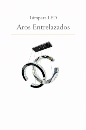 Lámpara Colgante LED - Aros Entrelazados