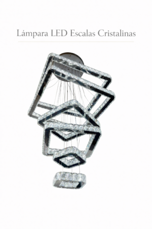 Lámpara Colgante LED - Escalas Cristalinas