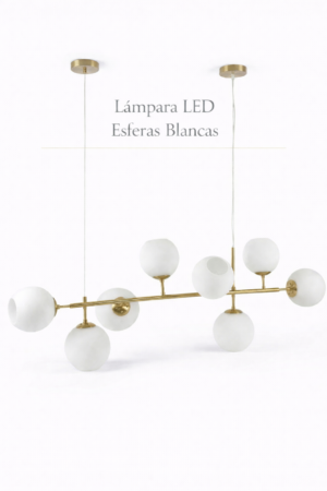 Lámpara Colgante LED - Esferas Blancas