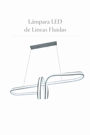 Lámpara Colgante LED - Líneas Fluidas