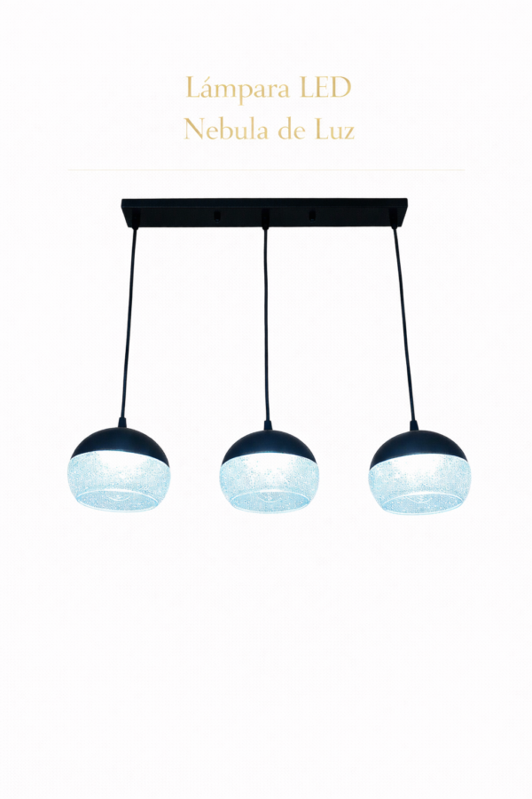 Lámpara Colgante LED - Nebula de Luz