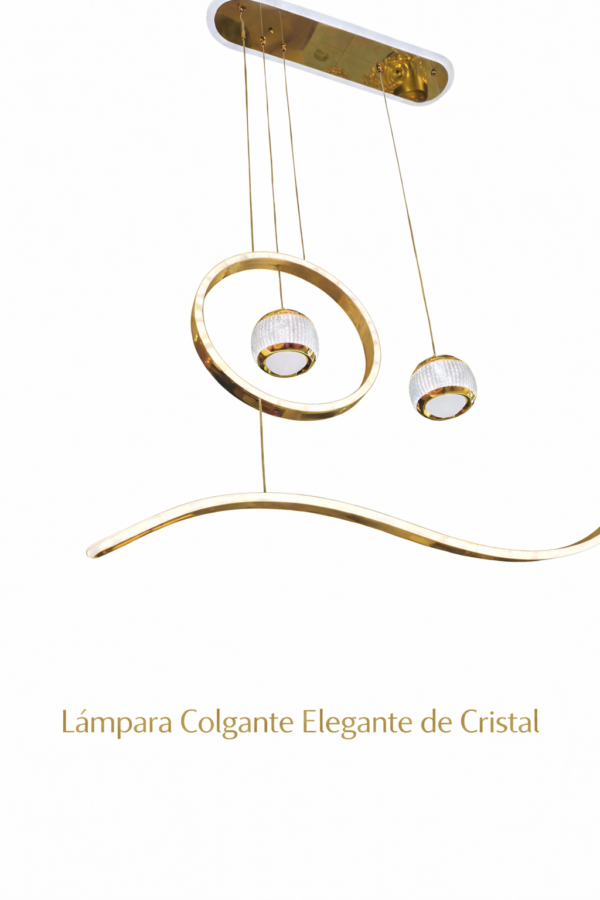 Lámpara Colgante – Elegante de Cristal