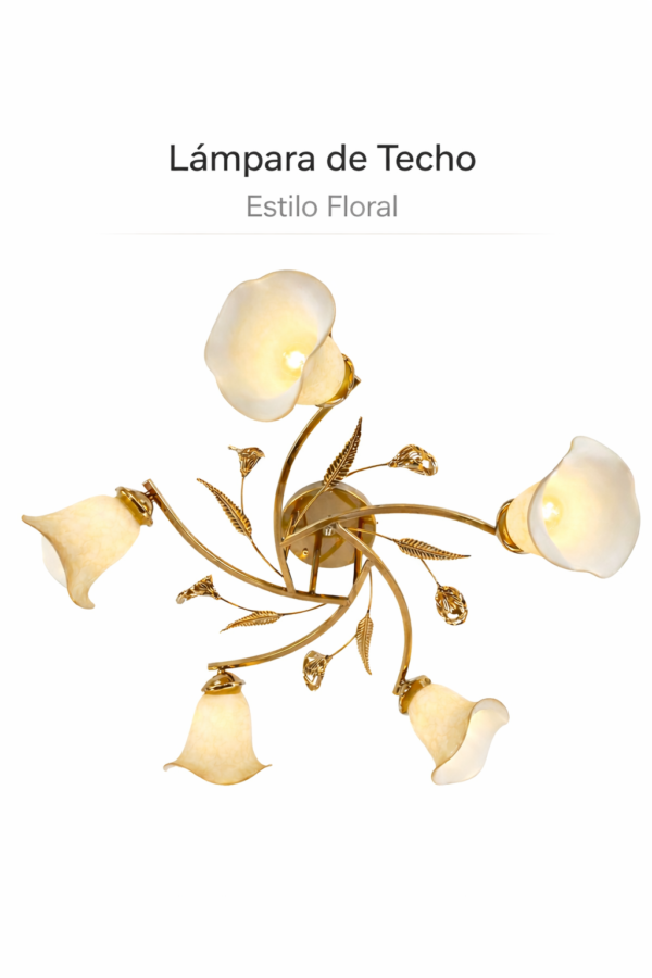 Lámpara de Techo - Estilo Floral