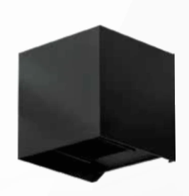 Aplique de pared LED Up & Down – Box Negro 6W