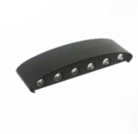 Aplique de pared LED Up & Down – Curvo Negro 12W