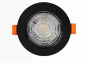 Bala LED Empotrable – Negra 5W