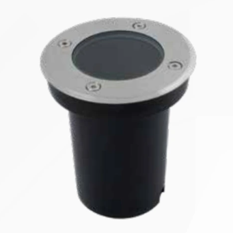 Bala LED de piso – GU10 Satin Redonda