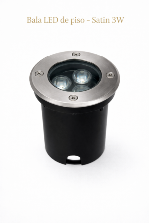 Bala LED de piso – Satin 3W