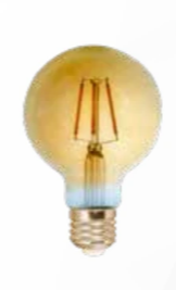 Bombillo LED Filamento Globo G80 E27 4W