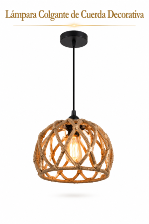 Lámpara Colgante - Cuerda Decorativa