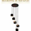 Lámpara Colgante – Hexagonal de Seis Luces