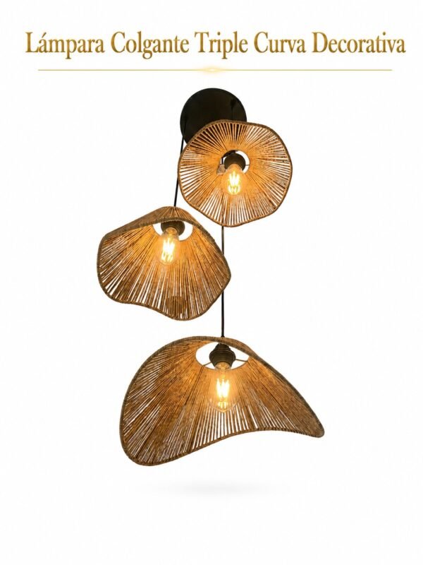triple Curva Decorativa Lámpara Colgante - Triple Curva Decorativa