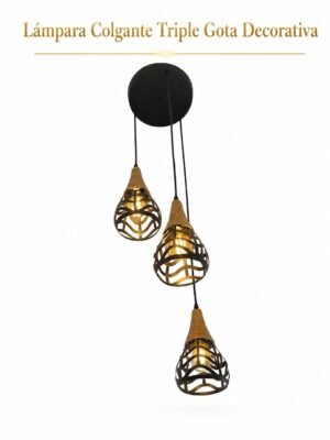 triple gota decorativa Lámpara Colgante - Triple Gota Decorativa